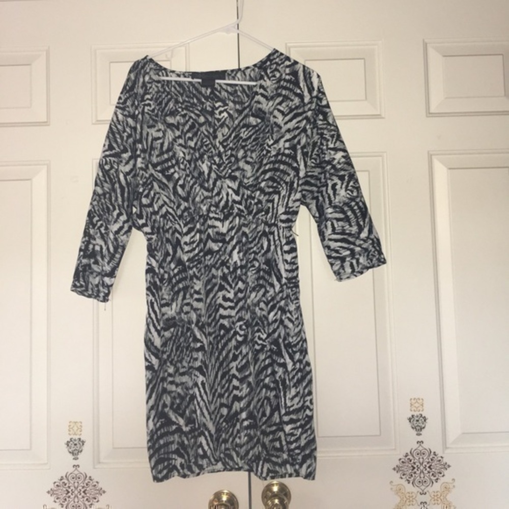 Zebra print dress kardashian collection